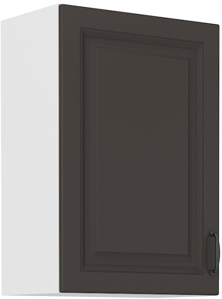 Horní skříňka Stilo 50 G-72 1F Barva korpusu: Bílá, Barva dvířek: Grafit