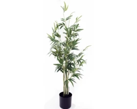 Umělá rostlina v květináči Bambus, 120 cm