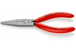 Knipex 26 26 200 T Půlkulaté kleště s břity VDE s připevňovacím okem 200mm / úzké ploché kleště /40° / délka čelistí:73m (26 26 200 T)