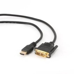 Gembird HDMI - DVI male-male kabel / pozlacené konektory 18+1 / 7.5m (CC-HDMI-DVI-7.5MC)