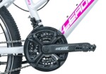 Dětské kolo LEADER FOX SPIDER dívčí 24", model 2026-1, barva bílá