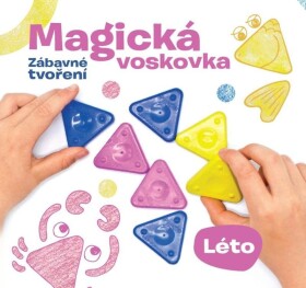 Magická voskovka sada - Léto (knížka, voskovky, výseky)