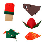 Mamido Kreativní sada origami 30 barevných listů