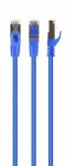 Gembird PP6A-LSZHCU-B-0.5M patch, RJ45 cat.6A SFTP LSZH, 0.5m, modrý