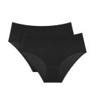 Dámské kalhptky Sense Of Cotton Midi 2P - BLACK - černé 0004 - TRIUMPH BLACK 42