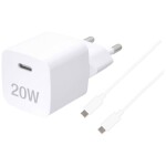 Dehner Elektronik TYPE-C30GC Adaptér USB-C 30 W do zásuvky (230 V), vnitřní Výstupní proud (max.) 3 A USB-C® Počet výstu