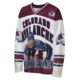 Outerstuff Dětské tričko Nathan MacKinnon #29 Colorado Avalanche NHL Player Polyester Top Velikost: Dětské XL (170 – 176)