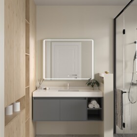 Erga Mia, LED zrcadlo 100x80cm, 2760 lm, 6500K, přední/zadní osvětlení, ERG-V01-117-1080-00