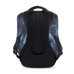Studentský batohový 3-dílný set Bagmaster BAG 25 B ČERNO-MODRÝ (batoh,pouzdro)