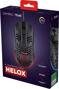 Trust GXT 928 Helox černá / Herní myš / optická / 6400 DPI / 6 tlačítek / USB-A (25306)