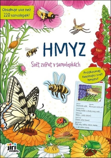 Svět zvířat v samolepkách Hmyz