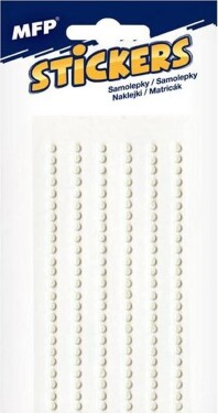 Samolepky perličky 3mm 1102PE