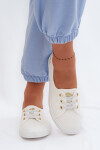 Dámské tenisky bílo-zlaté Lee Cooper LCW-26-02-4043 38