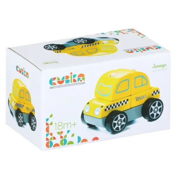 CUBIKA 13159 Taxi vůz - dřevěná skládačka