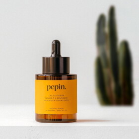 PEPIN Vyživující sérum pro kaktusy a sukulenty Cactus 60 ml, oranžová barva, sklo