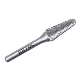 EXTOL INDUSTRIAL 8703784 Fréza karbidová konická zakulacená, 10×25mm, stopka 6mm, sek střední