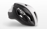 Cyklistická helma MET Strale černá/bílá matná cm)