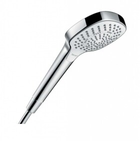 HANSGROHE - Croma Select E Sprchová hlavice Multi, 3 proudy, EcoSmart 9 l/min, bílá/chrom 26811400