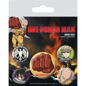 One Punch Man - set odznaků - EPEE