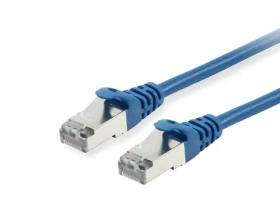 Equip Patch kabel Cat6 S/FTP modrá / Síťový kabel / RJ-45 / 2 m / LSZH / PoE+ (605531)