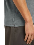 Pánské merino triko s krátkým rukávem ICEBREAKER Mens 15.5 MerinoFine Jersey SS Tee, Gritstone Hthr-013 velikost: M