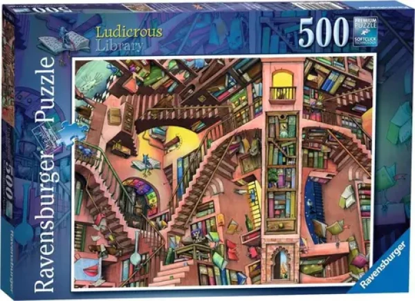 Ravensburger Puzzle Absurdní knihovna