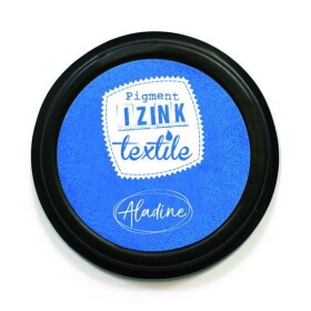 Razítkovací polštářek na textil IZINK textile - nebeská modrá