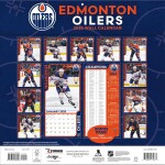 JF Turner Kalendář Edmonton Oilers 2025 Wall Calendar