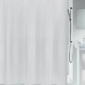 Spirella TWILL sprchový závěs 240 x 180 cm bílý / PEVA (7610583058461)