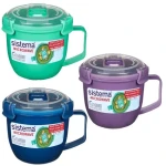 Sistema Microwave Small soup mug Hrnek na polévku 565 ml mix barev (9414202211422)