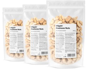 Vilgain Kešu nasucho pražené – 3× solené Celé 250 g