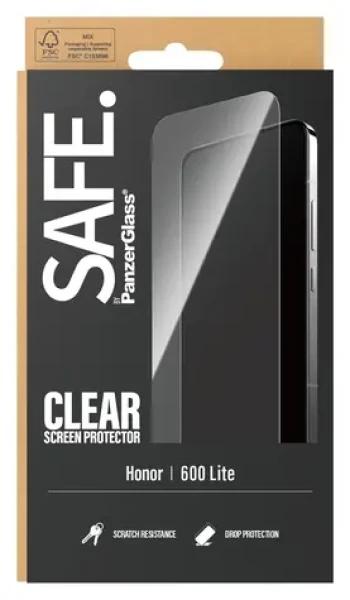 PanzerGlass SAFE pro Honor 600 Lite černá / Tvrzené sklo / UWF (SA48921)