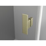 MEXEN/S - Mist-H L Duo sprchový kout dveře křídlové 105 x 90, transparent, zlato kartáčovaná 8A5L-105L-090P-55-00