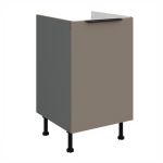 Spodní skříňka pod dřez Aria ANT 50 ZL 1F BB Barva korpusu: Antracit, Barva dvířek: SA - Aquamarine AFM