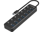 Sandberg USB-A HUB černá / 7x USB 3.0 (134-33)