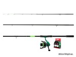 Delphin Feederový set GreenFeed 300cm 100g + 3T + 0,261mm,Delphin Feederový set GreenFeed 300cm 100g + 3T + 0,261mm
