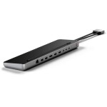 Hyper USB-C Univerzální dokovací stanice pro MacBook M1 / 2 x USB-C / 2 x HDMI / 2 x USB 3.0 / RJ45 / MicroSD / SD / pod (HDM1H-GL)