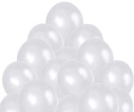 Balónek bílý metalický 30 ks Belbal Balónek bílý metalický 30 ks Belbal