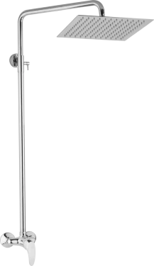 JB Sanitary Sprchová sestava s baterií SLIM s horním vývodem, 30x30cm SA 56 000 00 2