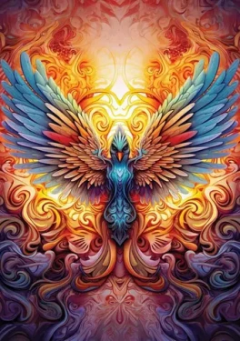 ART PUZZLE 5253 Puzzle Barevný Fénix