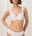 Dámská podprsenka Modern Lace+Cotton W02 - WHITE - bílá 0003 - TRIUMPH WHITE 90D