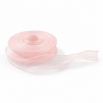 Cake star organzová stuha světle růžová šířka 4 cm