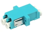XtendLan LC-LC duplex adaptér MM OM3 azurová / Optický adaptér / Multimode 50/125 / Duplex (ADR-LC2LC-MM-OM3)