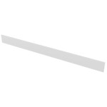 CERANO – Krycí čelní upravitelný panel sprchové vaničky - rovný – akrylát – bílý – 180×12 CER-679512