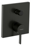 HANSGROHE - Finoris Baterie pod omítku, pro 2 spotřebiče, kartáčovaný černý chrom 76416340