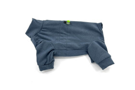 Cozy pružná kombinéza pro psa Barva: Modrá, Délka zad (cm): 38, Obvod hrudníku: 44 - 54 cm