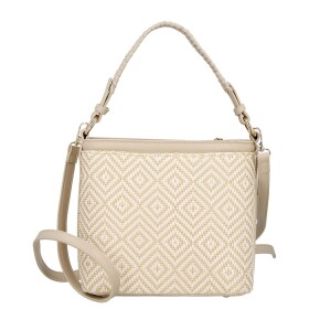 Moderní dámská kabelka do ruky Alicia, krémová