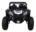 Mamido Dětské elektrické autíčko Buggy UTV Strong 24V nafukovací kola bílé