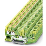 Phoenix Contact 3209688 trojitá svorka ochranného vodiče 5.2 mm rychlé připojení zelená, žlutá 50 ks