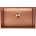 MEXEN - Trixo ocelový dřez 1-bowl 750 x 440 mm, měď 6415751000-65